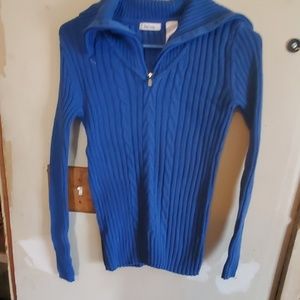 Liz & co blue sweater